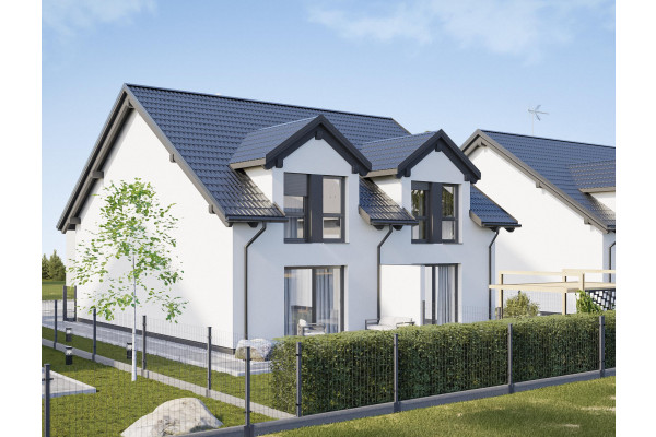 leszczyński, Lipno, Wilkowice, Wilkowice ul. Dębowa - lokale w zabudowie bliżniaczej na sprzedaż